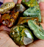 Orbicular Ocean Jasper Crystal Tumble 🪸💚🤩🌊