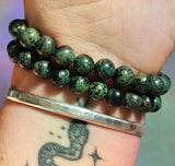 Kambaba Jasper Crystal Bracelet 💚🖤