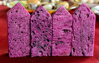 Raw Cut Ruby Obelisk Tower