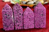 Raw Cut Ruby Obelisk Tower