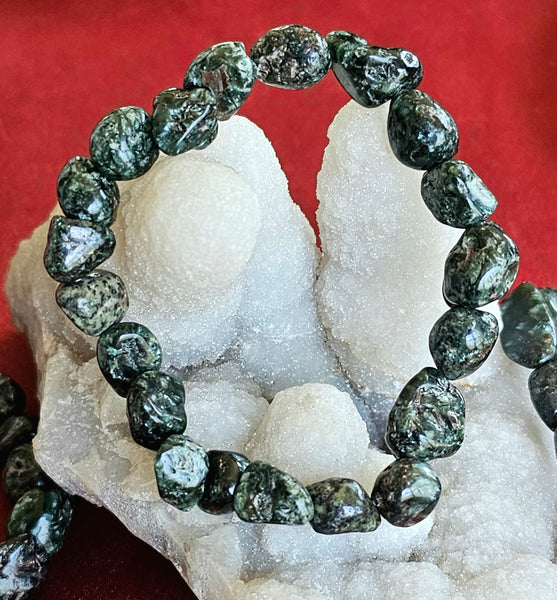 Seraphinite Tumbled Bracelet