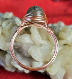 Wire Wrapped Crystal Ring