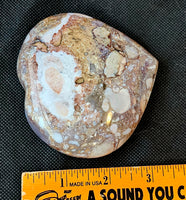 JUMBO Ocean Jasper Puffy Heart ❤️