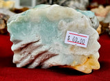 LG. Caribbean Calcite Sea Turtle Carving