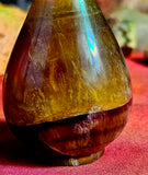 Yellow Fluorite w/Purple Banding a Crystal Vase 💜⚱️💛
