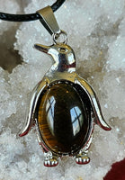 Silver Assorted Crystal Penguin Necklaces 🐧