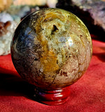 Fluorite Root w/Druzies Crystal Sphere 🔮