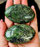 Large Nephrite Jade Palm Stone