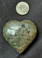 Brecciated Green Jasper Heart 💚