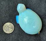 Opalite Crystal Turtle Carving