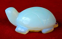 Opalite Crystal Turtle Carving