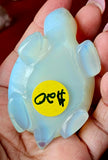 Opalite Crystal Turtle Carving