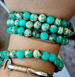 Chrysoprase Crystal Bracelet 🩵💚💛