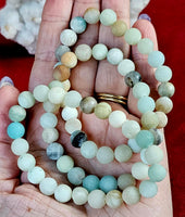 Matte Finish Caribbean Calcite Bracelet