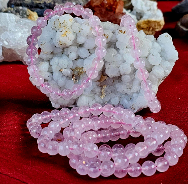 Rose Quartz Crystal Bracelet