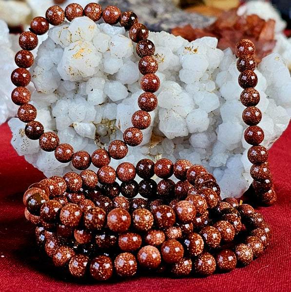 Goldstone Crystal Bracelet 🧡