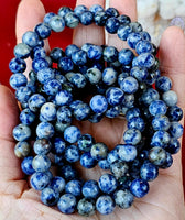 Blue Spotted Jasper Crystal Bracelet