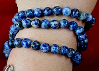 Blue Spotted Jasper Crystal Bracelet