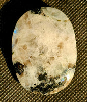 Rainbow Moonstone Palm Stone