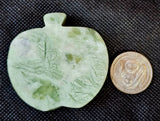 White & Green Jade Crystal Apple Carving 🍏 💚