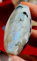 Rainbow Moonstone Crystal Puffy Heart