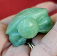 Jade Crystal Turtle Carving 🐢