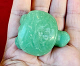 Jade Crystal Turtle Carving 🐢