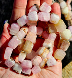 Pink Aragonite Chonky Crystal Bracelet 🌸📿🩷