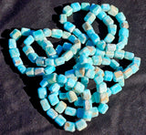 Cut Blue Crystal Aragonite Bracelet 🔵💙🌊