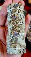 Lavender & White Sage Smudge Stick 🪻