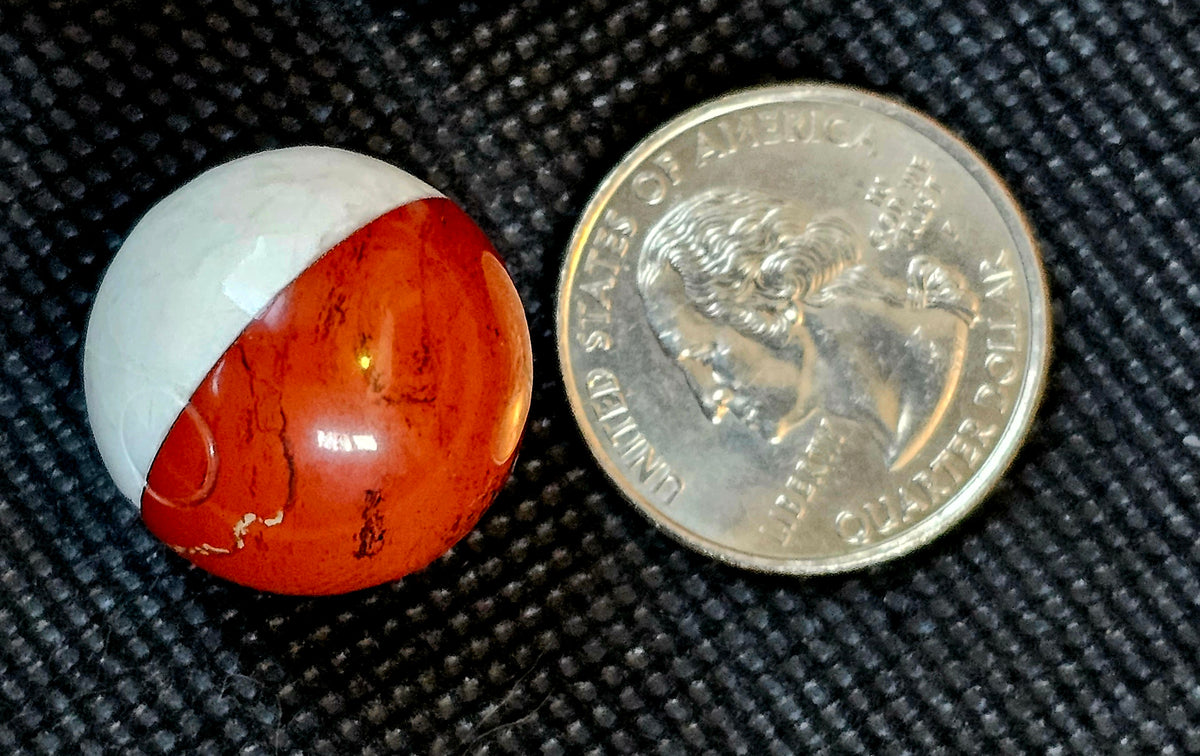 Red Jasper & Howlite Fused Pokemon Ball – Erika's Classy Crystals