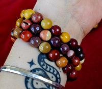 Mookaite Jasper Crystal Bracelet 💛📿❤️