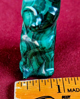 Malachite Cat Carving 🐈💚🐾