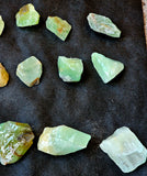 Raw Green Banded Mexican Calcite 💚