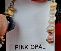 Pink Opal Dangle Earrings 🩷