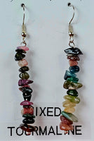 Mixed Tourmaline Crystal Dangle Earrings 🩷