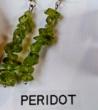 Peridot Crystal Dangle Earrings 💚