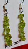 Peridot Crystal Dangle Earrings 💚