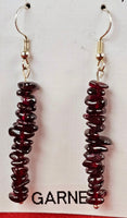 Garnet Crystal Dangle Earrings 🥰