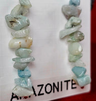Amazonite Crystal Dangle Earrings