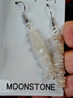 Moonstone Crystal Dangle Earrings 🩷