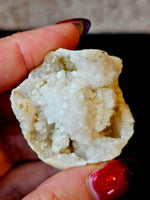 Unopened Quartz Druzy Crystal Geode