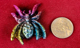 Rainbow Titanium Bismuth Spider Carving 🕸️ 🕷️ 🌈✨