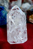 Fire & Ice Crackle Quartz Crystal Point