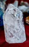 Fire & Ice Crackle Quartz Crystal Point