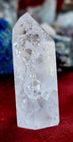 Fire & Ice Crackle Quartz Crystal Point