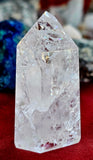 Fire & Ice Crackle Quartz Crystal Point