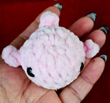 'Barely Pink' Whalebaby Plushie 🐳🩷🐋