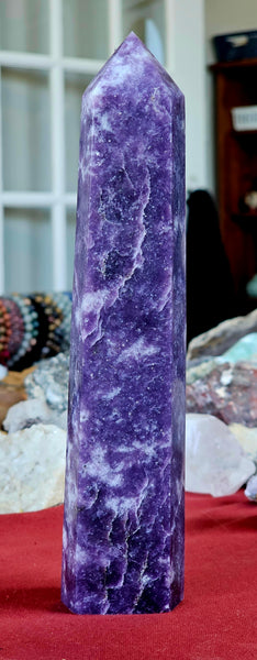 LG. Lepidolite Crystal Tower 💜✨💜