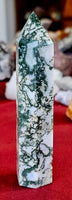 Tree Agate Crystal Tower 🤍💚🤍